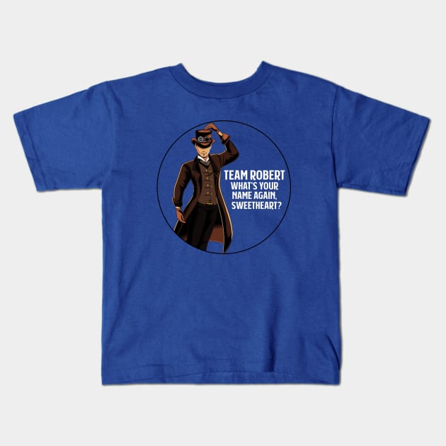 Team Robert - A Year in the Life Kids T-Shirt by Stars Hollow Mercantile